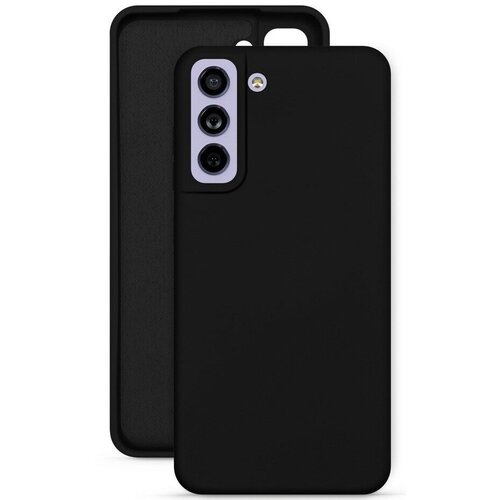 Накладка силиконовая Silicone Cover для Samsung Galaxy S22 Plus S906 чёрная