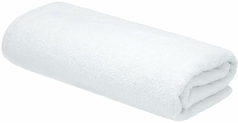 Махровое полотенце для рук и лица Отельное плотность 400гр S 40* 70 см, 1 шт, белое, 100% хлопок, spa, для ванной, гостевое