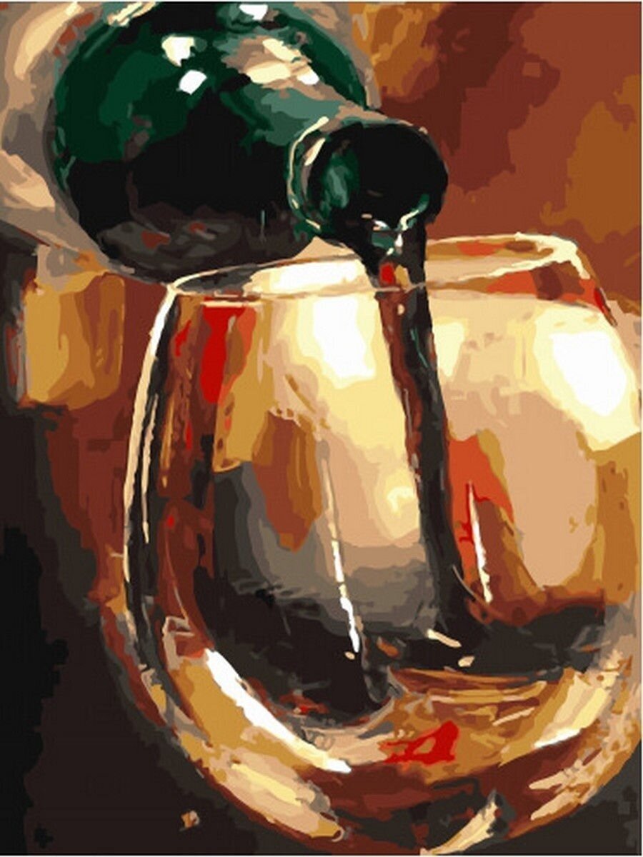 Картина по номерам Аромат благородного вина 40х50 см Hobby Home