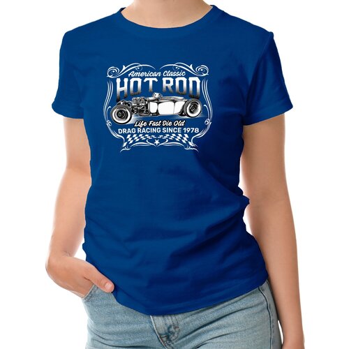 фото Футболка roly, размер l, синий