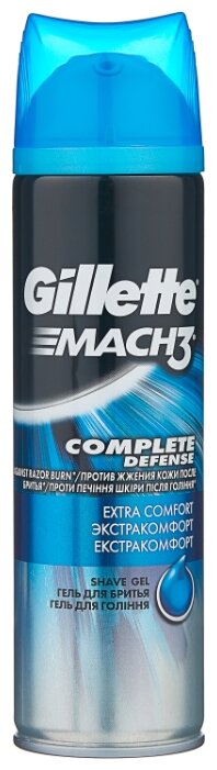 Гель для бритья MACH3 Complete Defense успокаивающий кожу Gillette