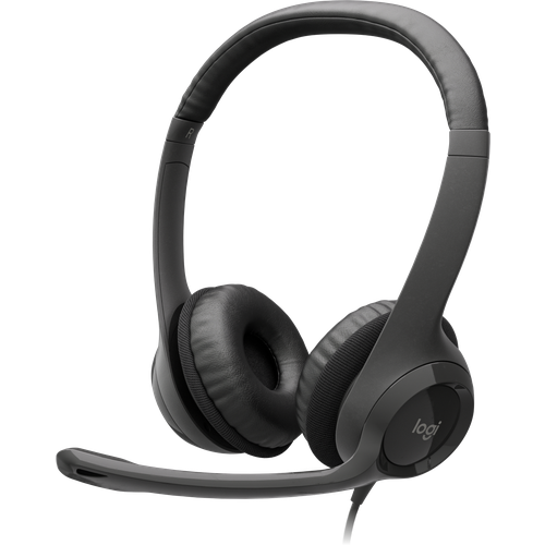 Гарнитура проводная LOGITECH Headset H390 USB Black (981-000803)