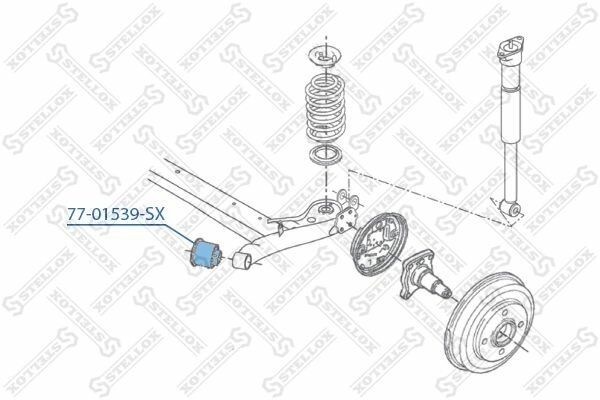 Сайлентблок задней балки форд 7701539SX