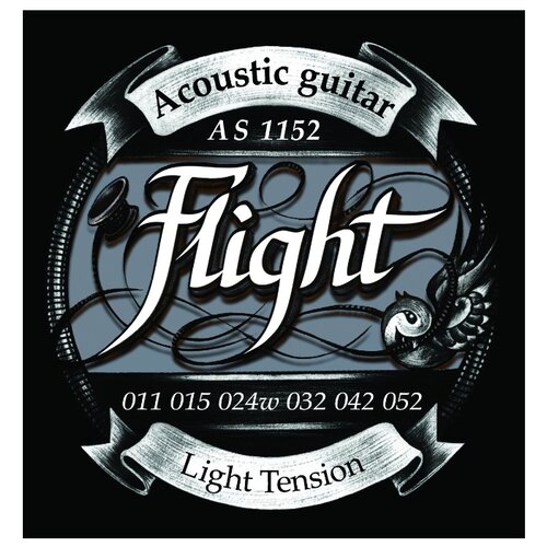 фото Flight as1152 струны для акустической гитары
