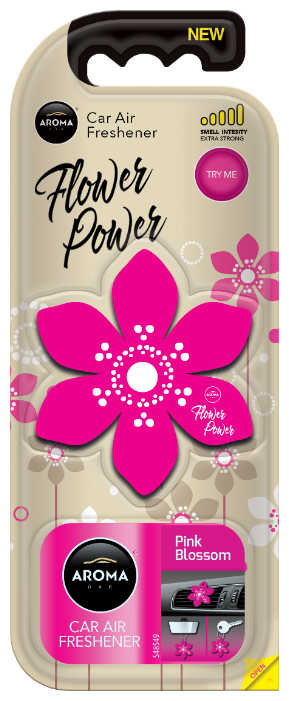 Ароматизатор полимерный Aroma Car FLOWER ( Flower Pink Blossom) (10,5g)