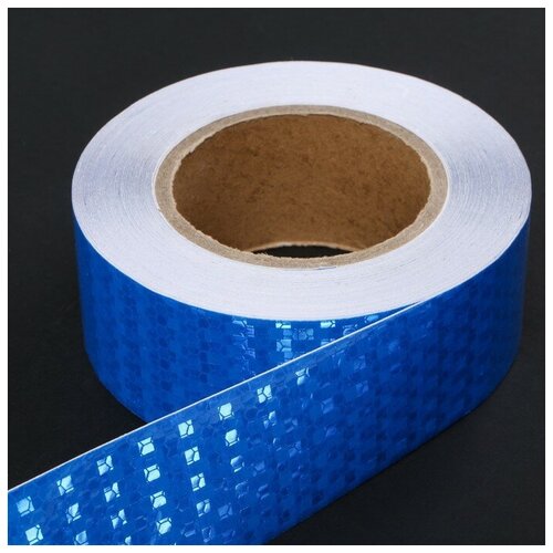Светоотражающая лента самоклеящаяся синяя 5 см х 25 м 1975₽
