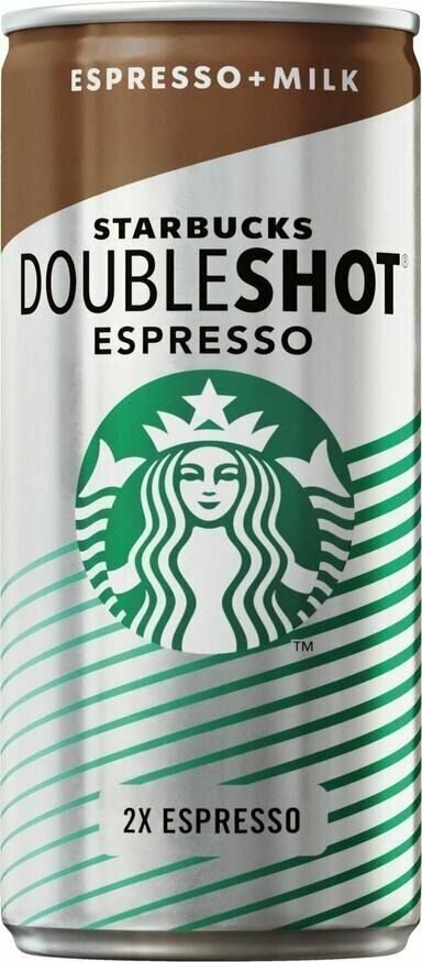 Кофейный напиток с молоком Starbucks 200 мл Doubleshot Espresso - фотография № 1