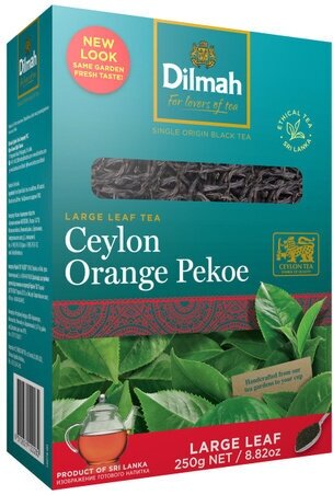 Чай Dilmah черный цейлонский ORANGE PEKOE листовой, 250 г