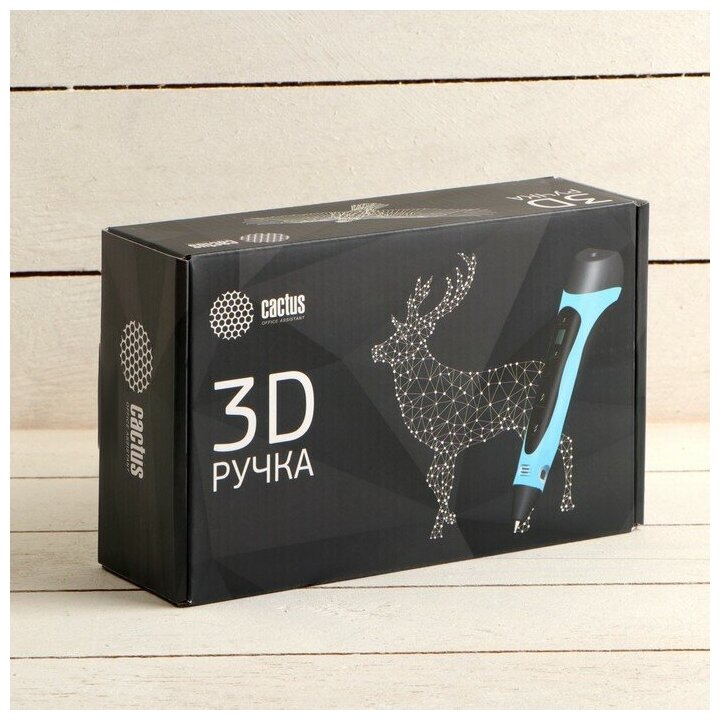 Ручка 3D Cactus PLA ABS LCD розовый - фото №15