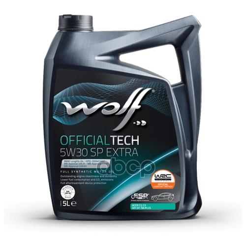 Wolf Масло Моторное Officialtech 5w30 Sp Extra 5l