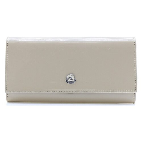 фото Кошелек fiora more, фактура глянцевая, бежевый