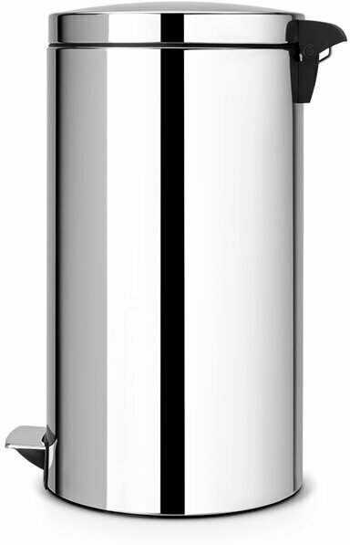 Бак мусорный Brabantia "Pedal Bin" стальной полированный 45л 428425