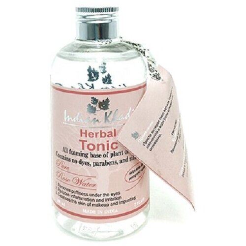Тоник Розовая вода Кхади Pure Rose Water Herbal Tonic Indian Khadi 200 мл.