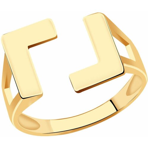 фото Золотое кольцо золотые узоры 00-61-0004-00 diamant-online