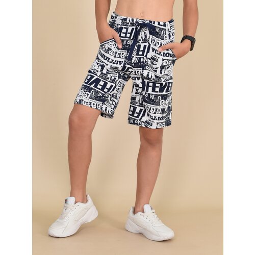 фото Шорты lidэко шорты для мальчика с надписями, размер 57/122, белый, черный