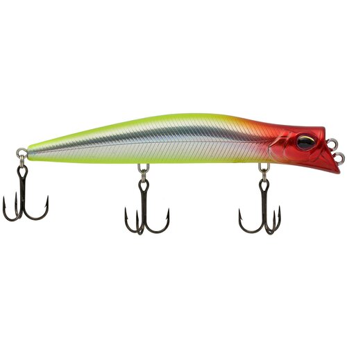 фото Воблер kyoda pocky minnow-130f, длина 130 мм, вес 17,5 гр, цвет p19 заглубление 0,1 - 0,2 м.