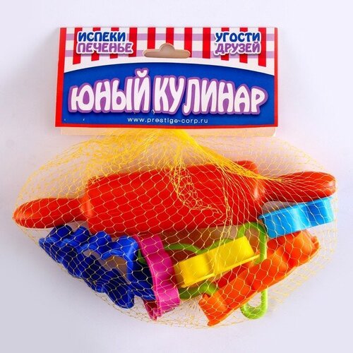 Игровой набор, скалка и формочки(в сетке) 9577455