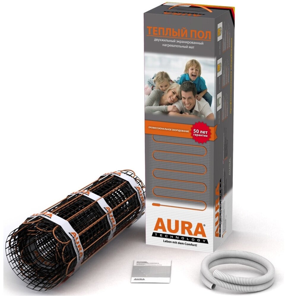Нагревательный мат 2 м<sup>2</sup> Aura - фото №7