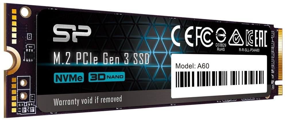 SSD накопитель SILICON POWER M-Series 512Гб, M.2 2280, PCI-E x4, NVMe - фото №4