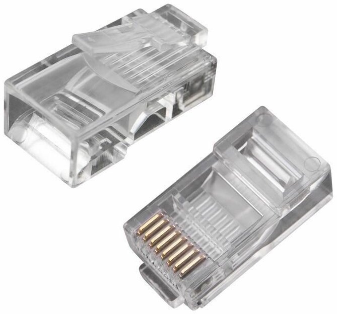 Разъем RJ45 8P8C кат.5E UTP (уп.100шт) PROCONNECT 05-1021-3