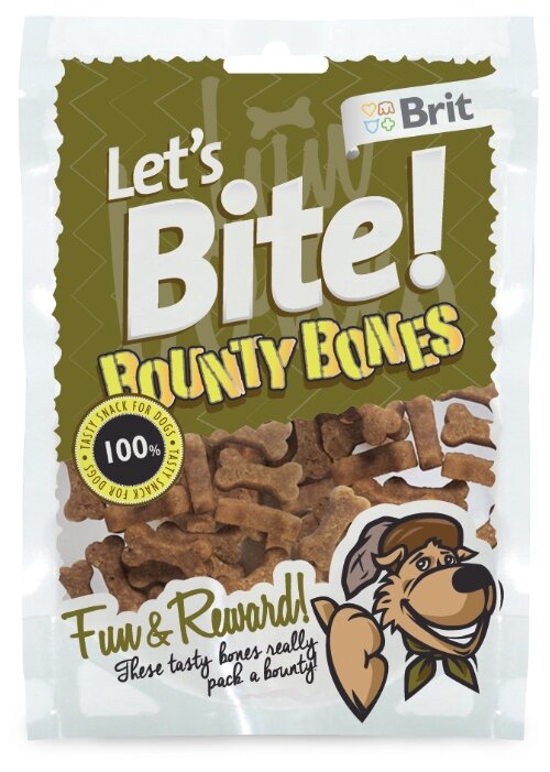 Brit Lets Bite Bounty Bones с ягненком