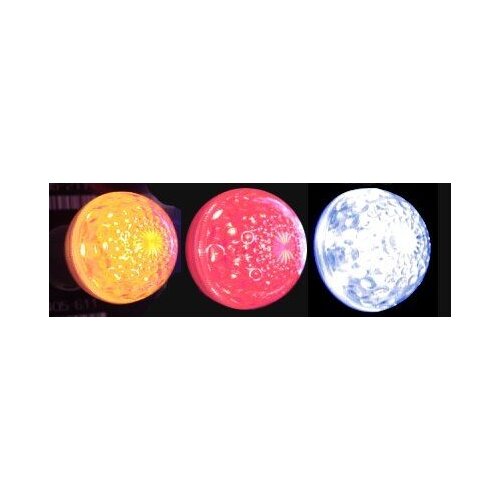 фото Декоративные led-лампы (10 диодов) в виде шара, 45 мм, цоколь е27, 1 вт, 24v, разные цвета morozco