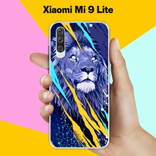 силиконовый чехол на xiaomi mi 9 lite коты для сяоми ми 9 лайт Силиконовый чехол на Xiaomi Mi 9 Lite Лев / для Сяоми Ми 9 Лайт