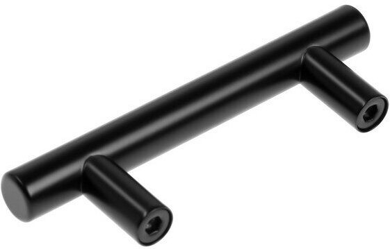 Ручка рейлинг CAPPIO, нерж. сталь, d=12 мм, м/о 64 мм, цвет черный - фотография № 17