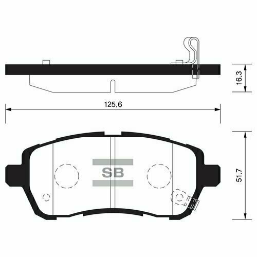 Колодки Тормозные Передние Sp2113 Sangsin brake арт SP2113