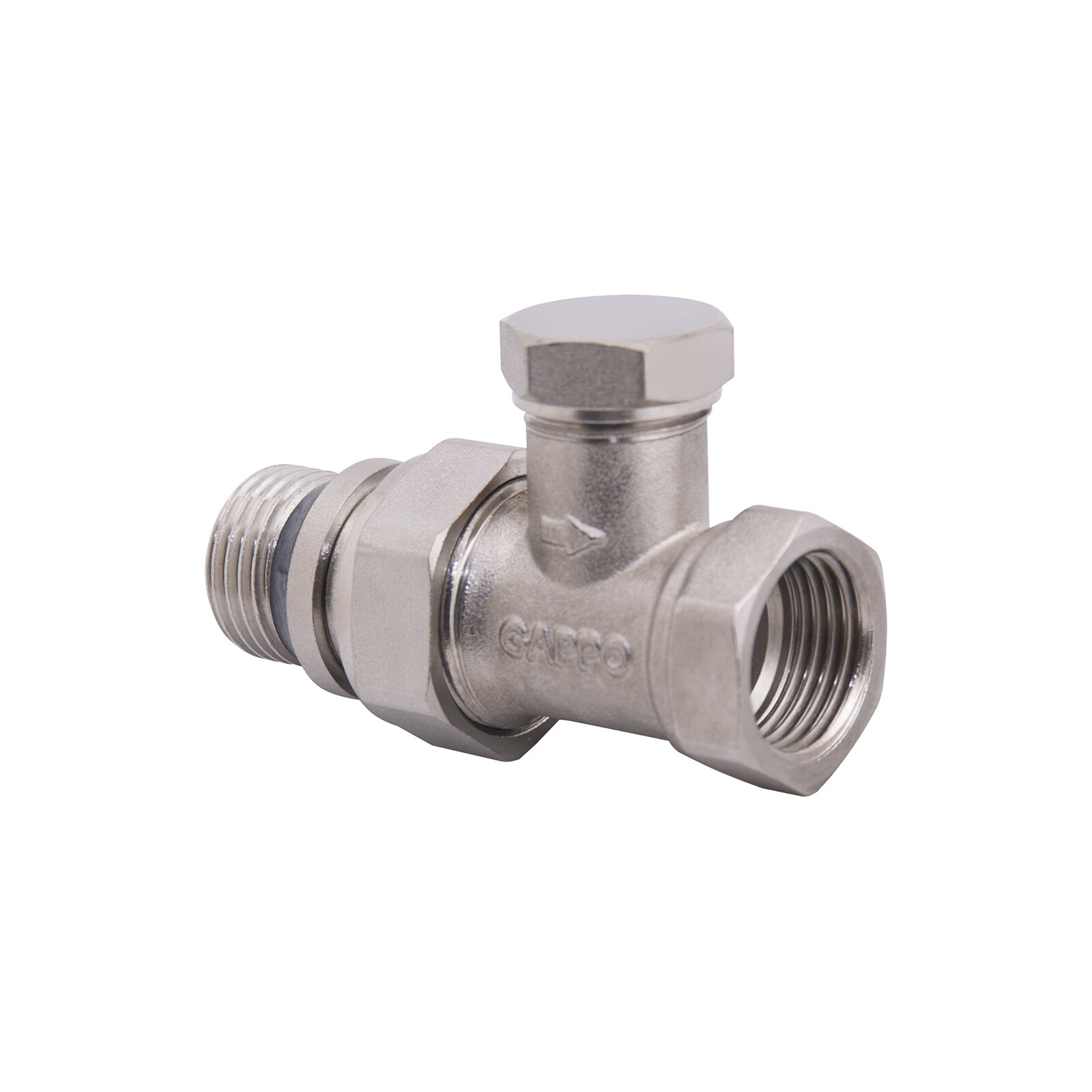 фото Клапан настроечный прямой ВР-НР, радиаторный Gappo G264.04 1/2"