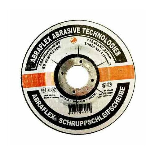 Abraflex УТ0007754 Круг зачистной 115x6,0x22,23 A24 S-BF27 металл