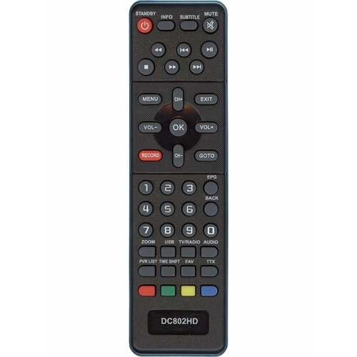 Пульт Huayu DVB-T2 DC802HD пульт ду для dvb t2 d color dc1201hd mini