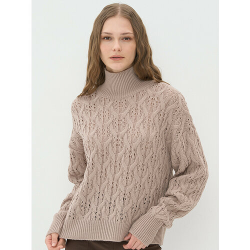 фото Свитер be you, размер 48/52, бежевый