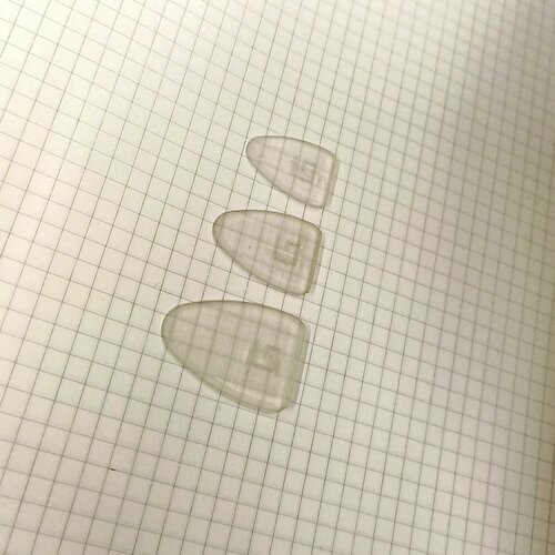 Медиаторы для домры малой 3 штуки 1 24х17 1А 28х19 2 34х24 553₽