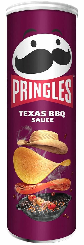 Чипсы Pringles Hot Texas BBQ Sauce, 165 г