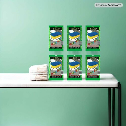 Губка банная Цирлих Манирлих массажная Шкуродер антицеллюлитная 6 шт 1008₽