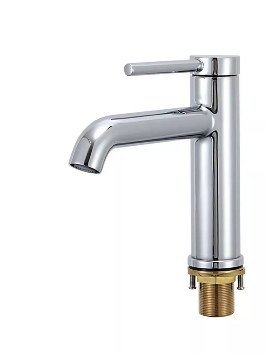 Смеситель для раковины фиксированный Gappo G1006 цвет хром, латунь