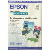 Epson C13S041107 A6 Пленка глянцевая белая 4, 1" x 5, 8", 180 г / м2, 10л (Epson C13S041107)