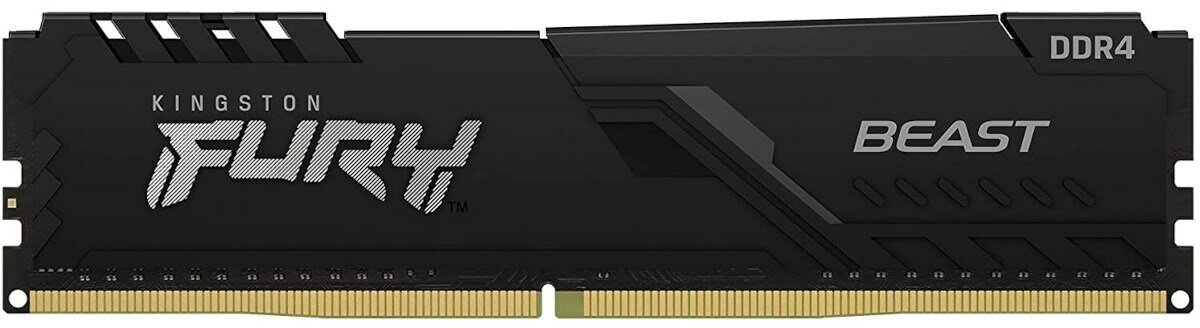 Оперативная память Kingston Fury, 16ГБ, игровая, частота 3600МГц, CL17, DIMM