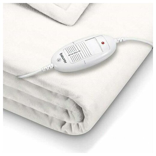 Электроодеяло BEURER HD75 Cosy White (белый) 100Вт — фото 1