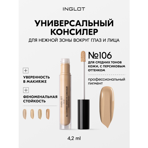 фото Консилер под глаза all covered 106 inglot