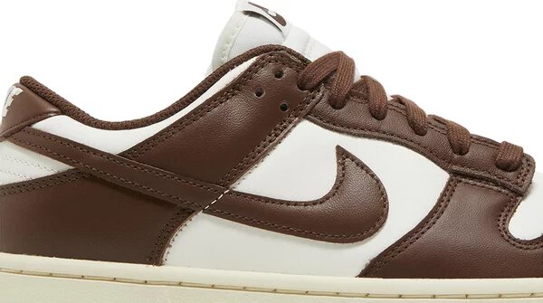 Кроссовки NIKE Dunk Low Cacao Wow Wmns, полнота D, размер 41EU, коричневый — фото 1
