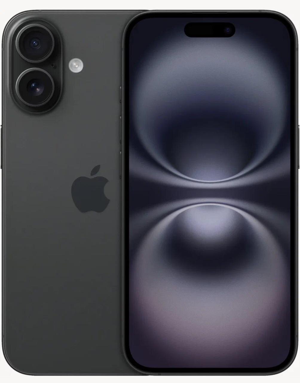 Смартфон Apple iPhone 16, 256 GB, Dual: eSIM+SIM, Black / черный