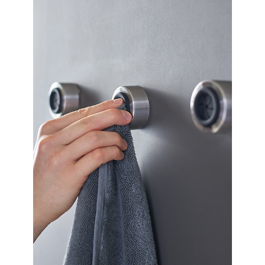 Изображение Держатель для полотенец Twins 2 шт самоклеящиеся для кухни и ванной Smart Solutions SS0000251