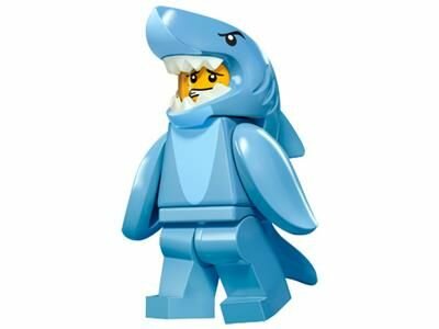 Конструктор LEGO Minifigures Series 15 71011-13 Парень в костюме акулы / Shark Suit Guy (col240)