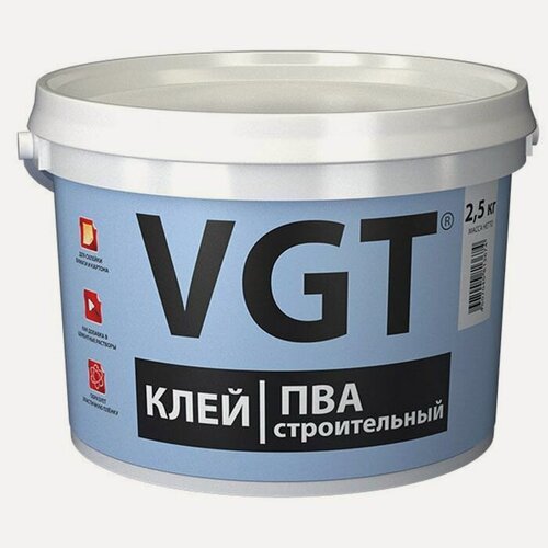 Изображение товара Клей ПВА строительный VGT (2,5кг)