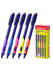 Ручка шариковая 10 шт ErichKrause ErgoLine® Kids Stick&Grip Neon ...