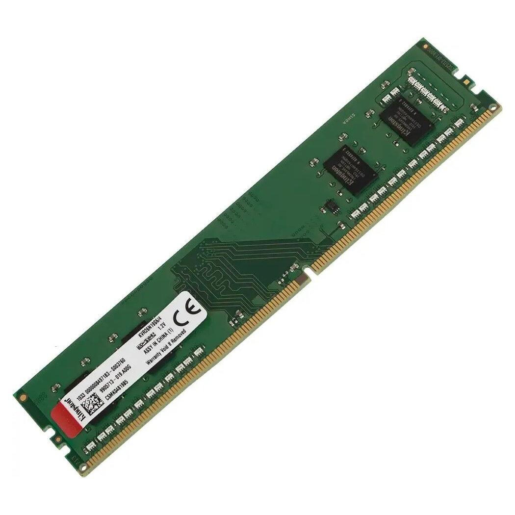 Оперативная память Kingston Valueram KVR26N19S6/4 4 Гб, DDR4, DIMM, 2666 МГц