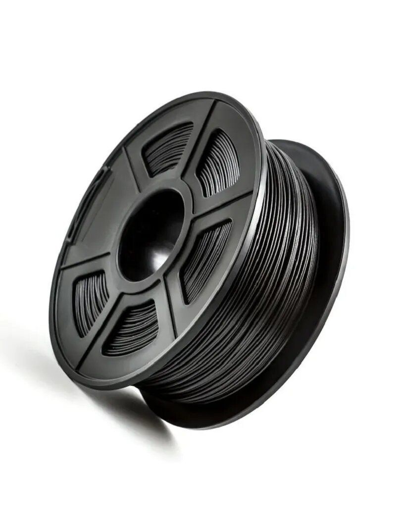 Пластик Cactus CS-3D-PLA-1KG-BLACK PLA/1.75мм/1кг/326м/черный