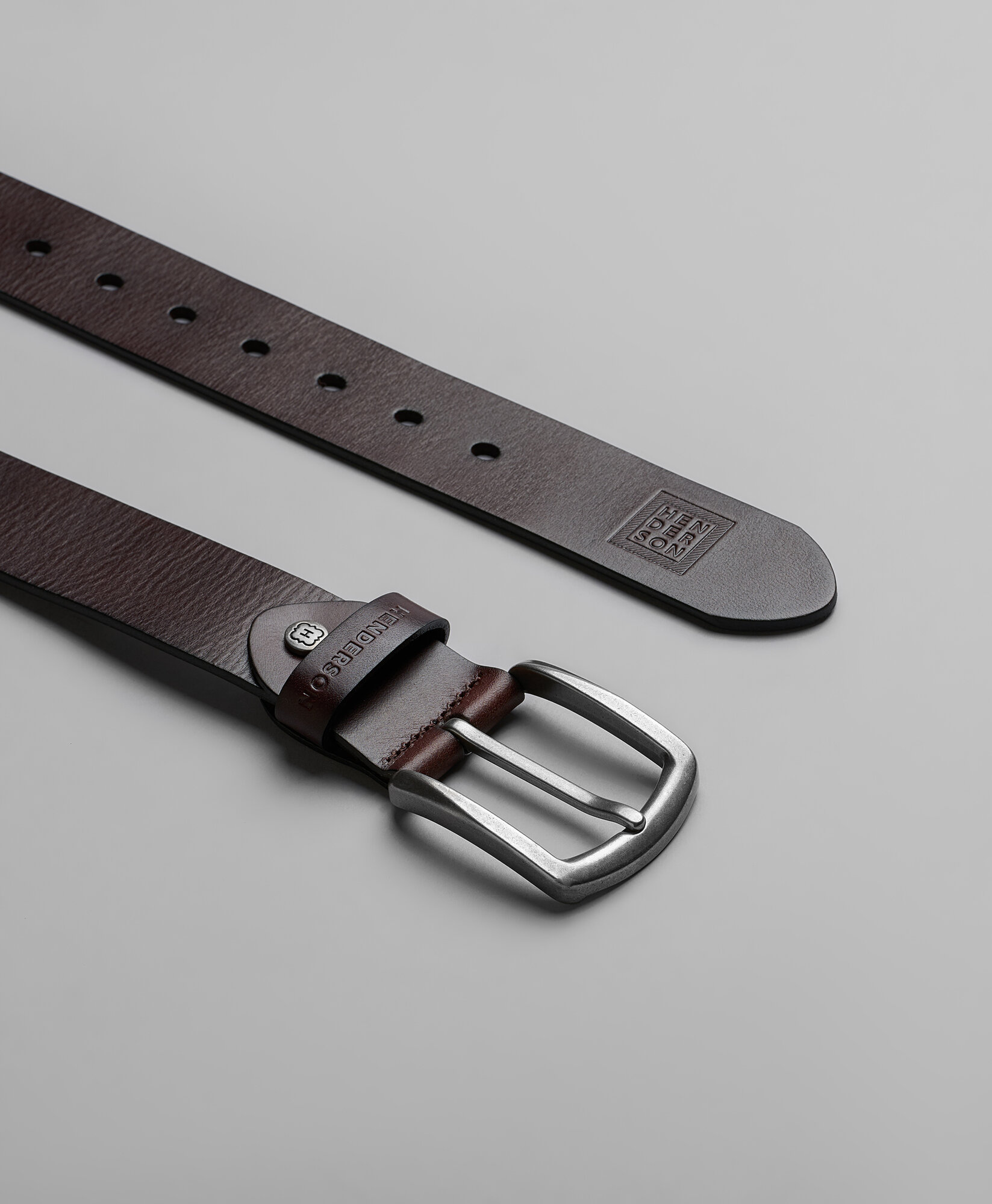 Ремень HENDERSON для мужчин, размер 115, коричневый — фото 1
